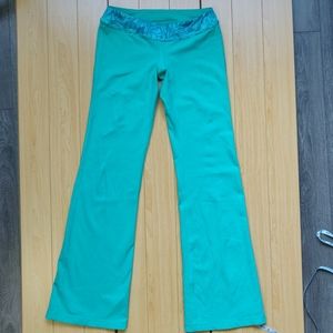 Lululemon Aqua Blue Yoga Athletic Gym Long Pants